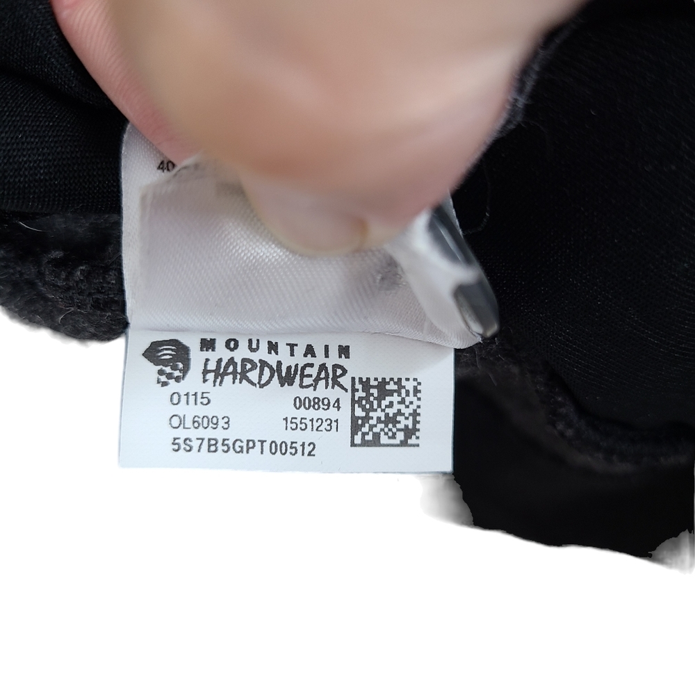Mountain Hardwear wool blend black gray buttoned sweater cardigan Large - Picture 14 of 15